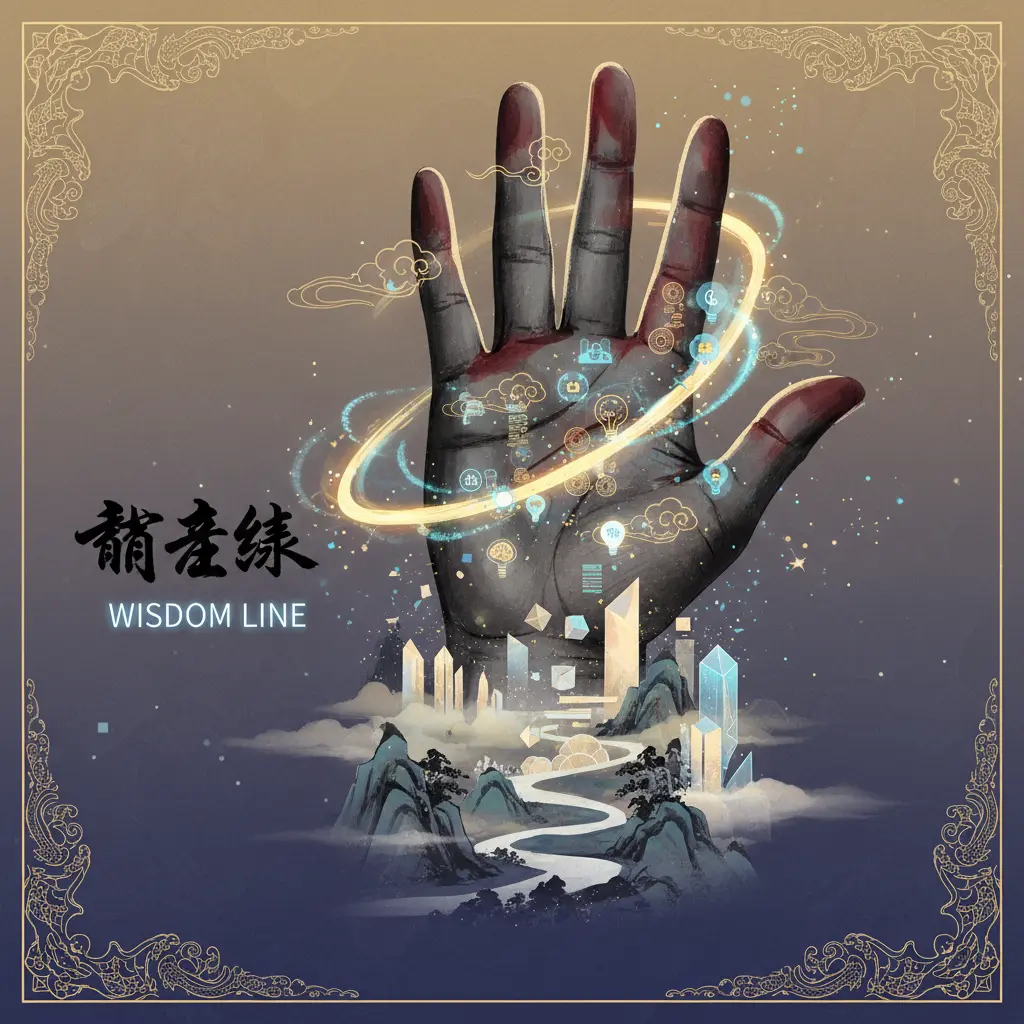 掌相 - 智慧線