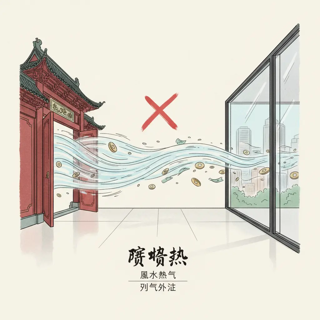 風水煞氣 - 穿堂煞