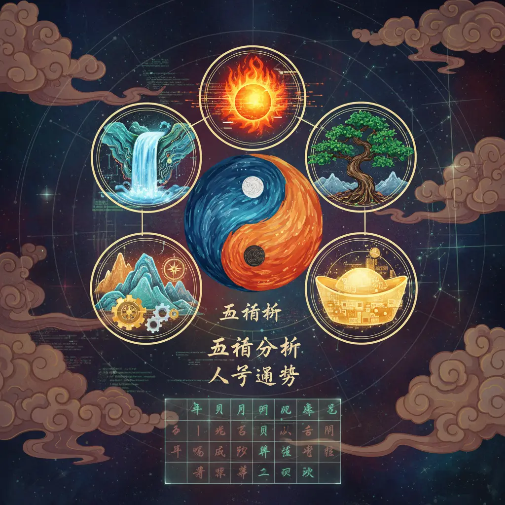 八字運勢 - 五行分析