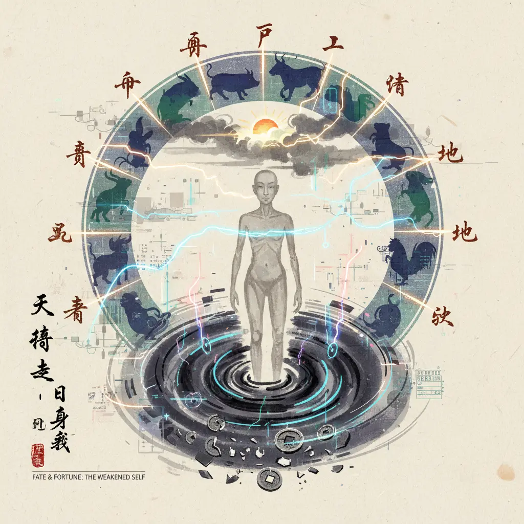 日主身衰 - 天干地支