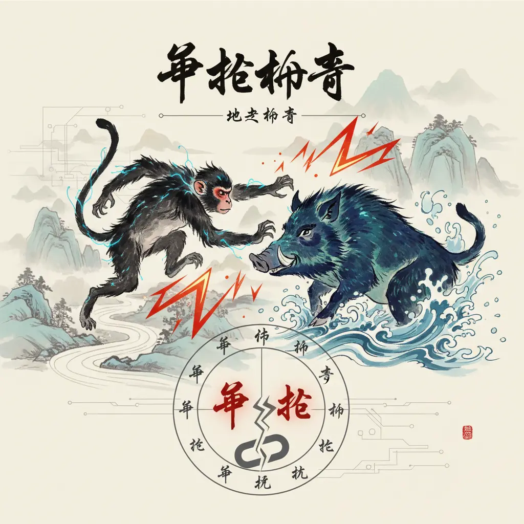 地支相害 - 申亥相害