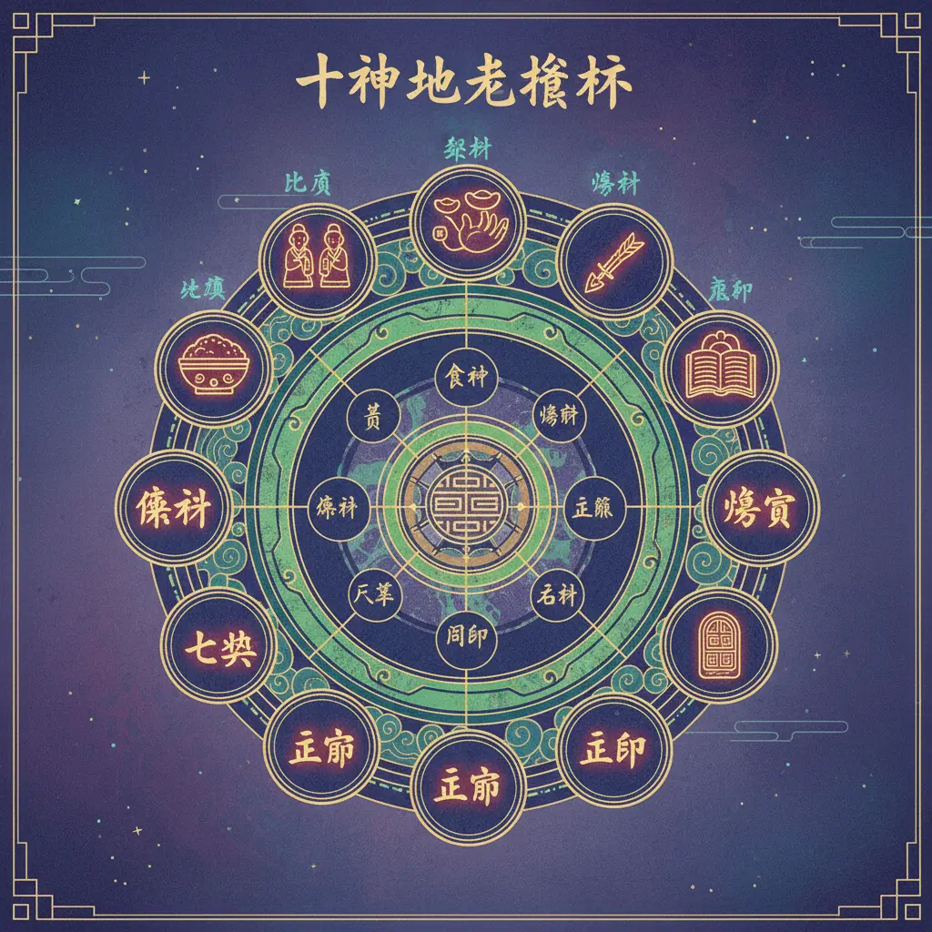 地支藏幹 - 十神