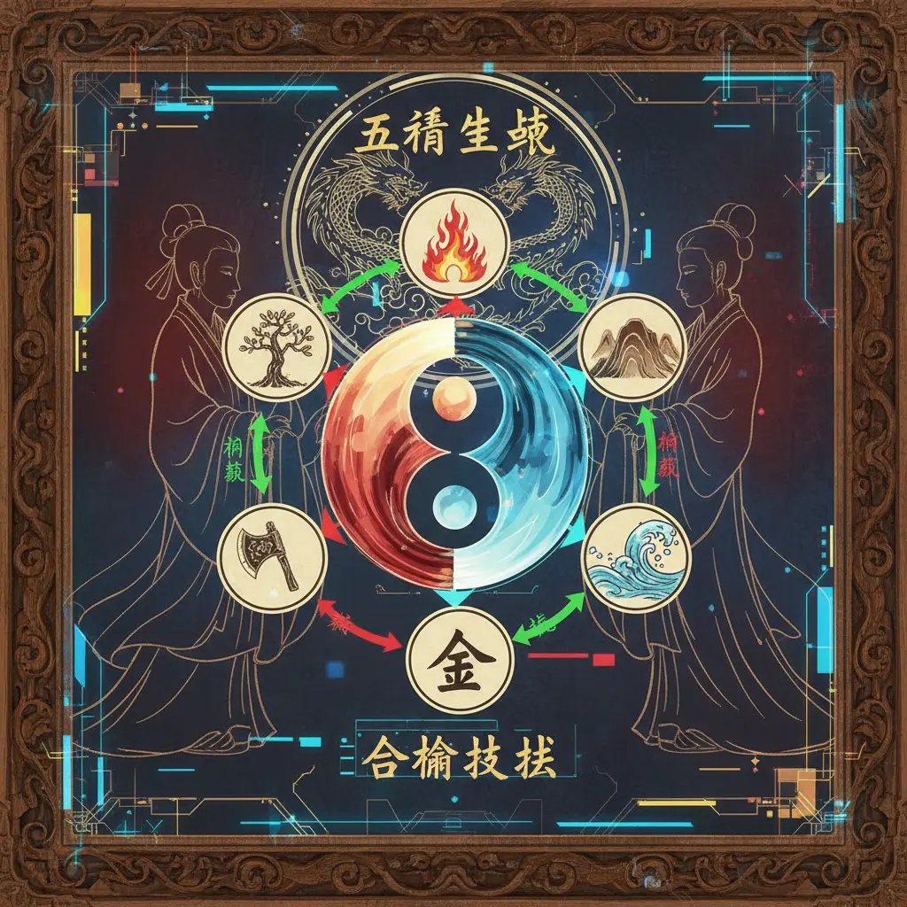 合婚技法 - 五行生剋