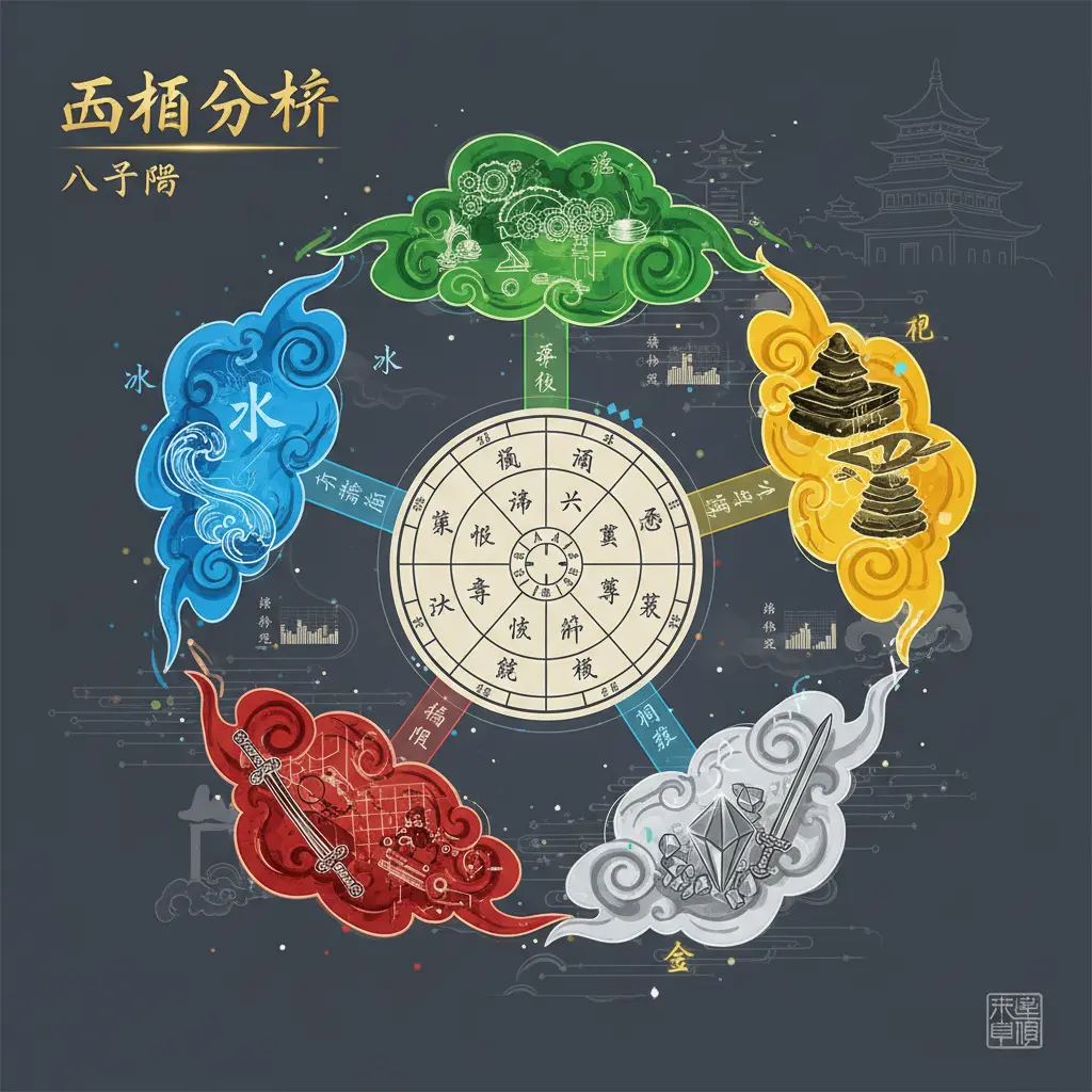 八字盤 - 五行分析