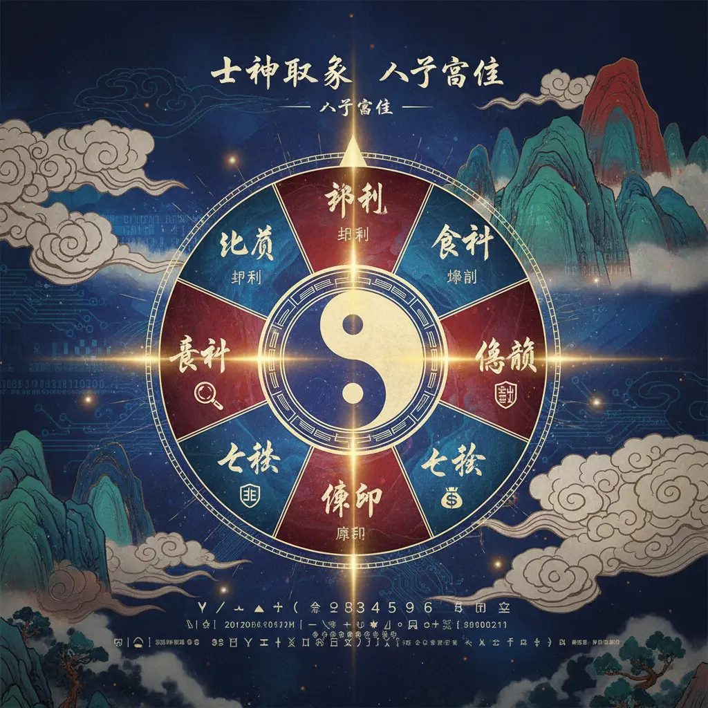 八字宮位 - 十神取象