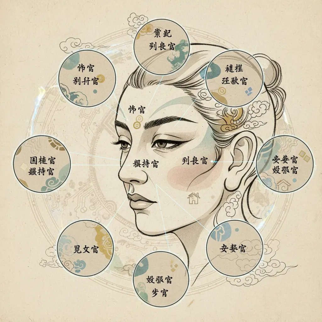 面相學 - 十二宮