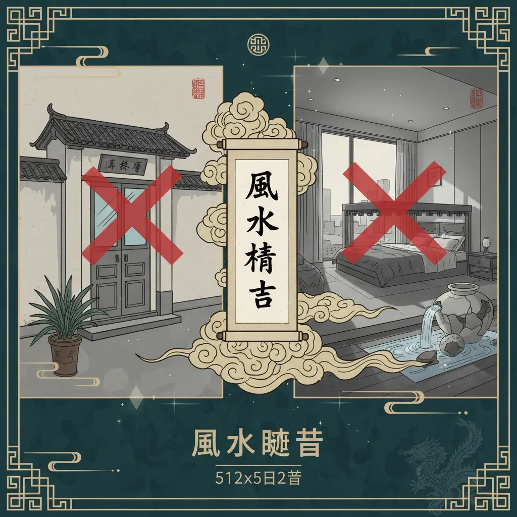 風水擺設 - 風水禁忌