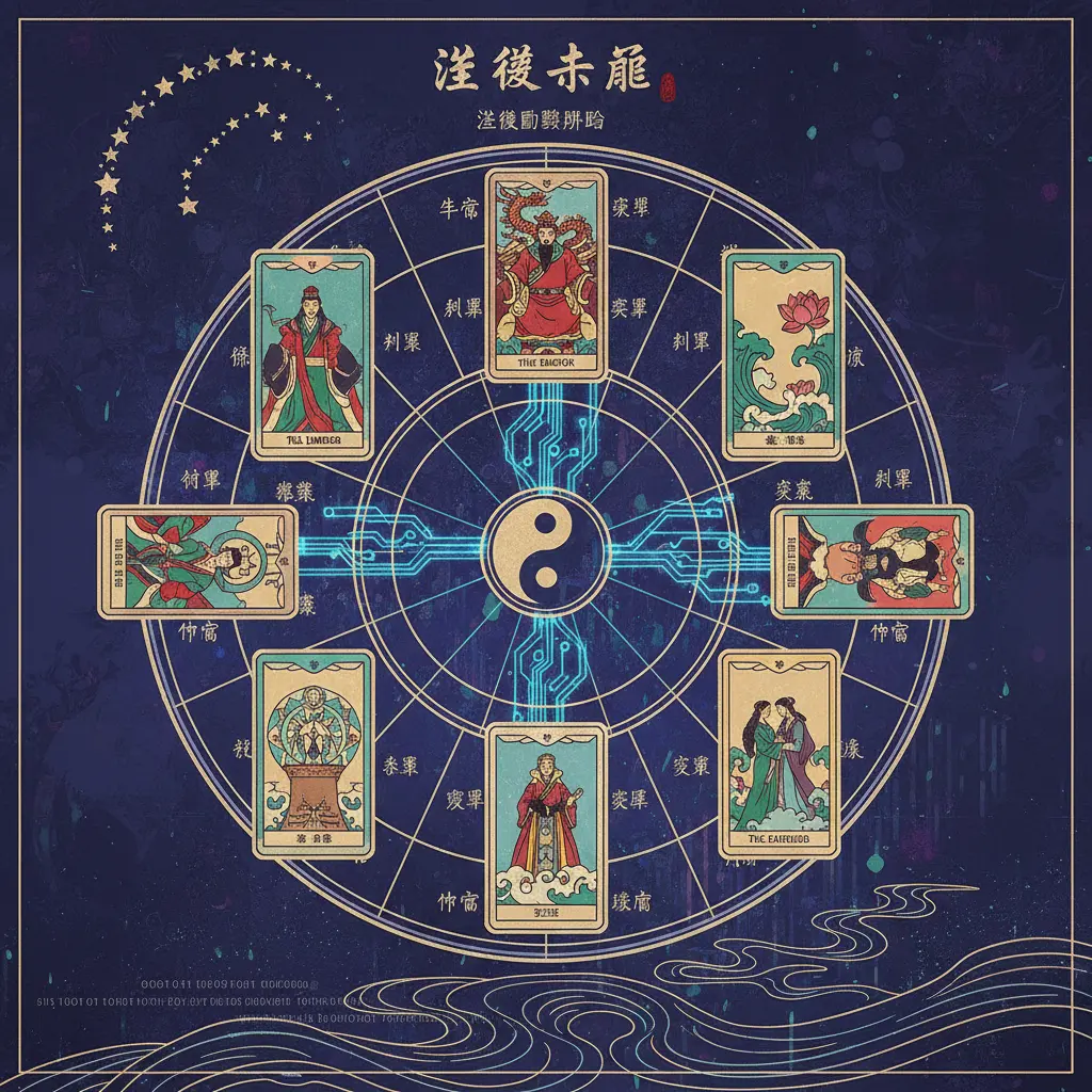 紫微鬥數排盤 - 塔羅牌