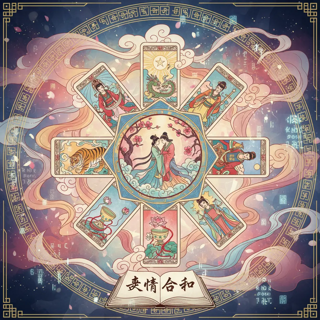 愛情占卜 - 塔羅牌陣