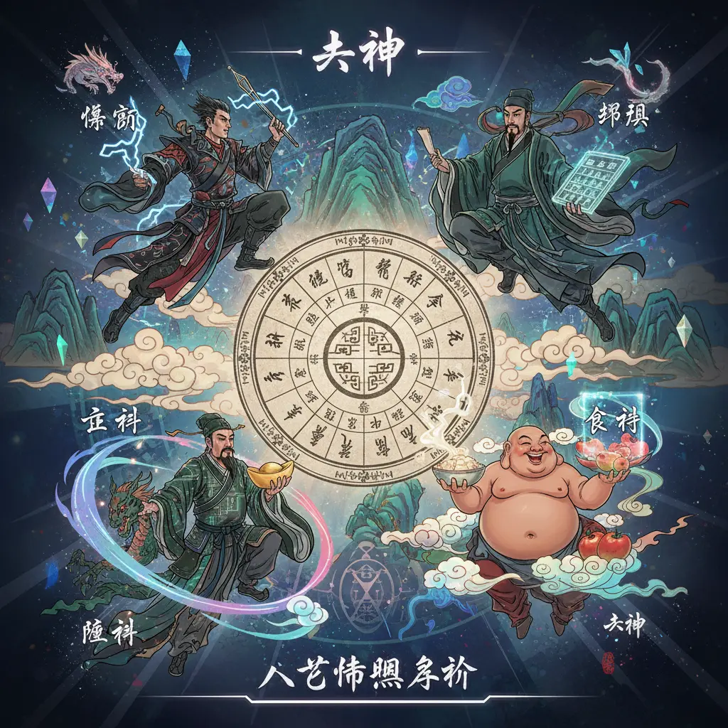 八字命盤解析 - 六神