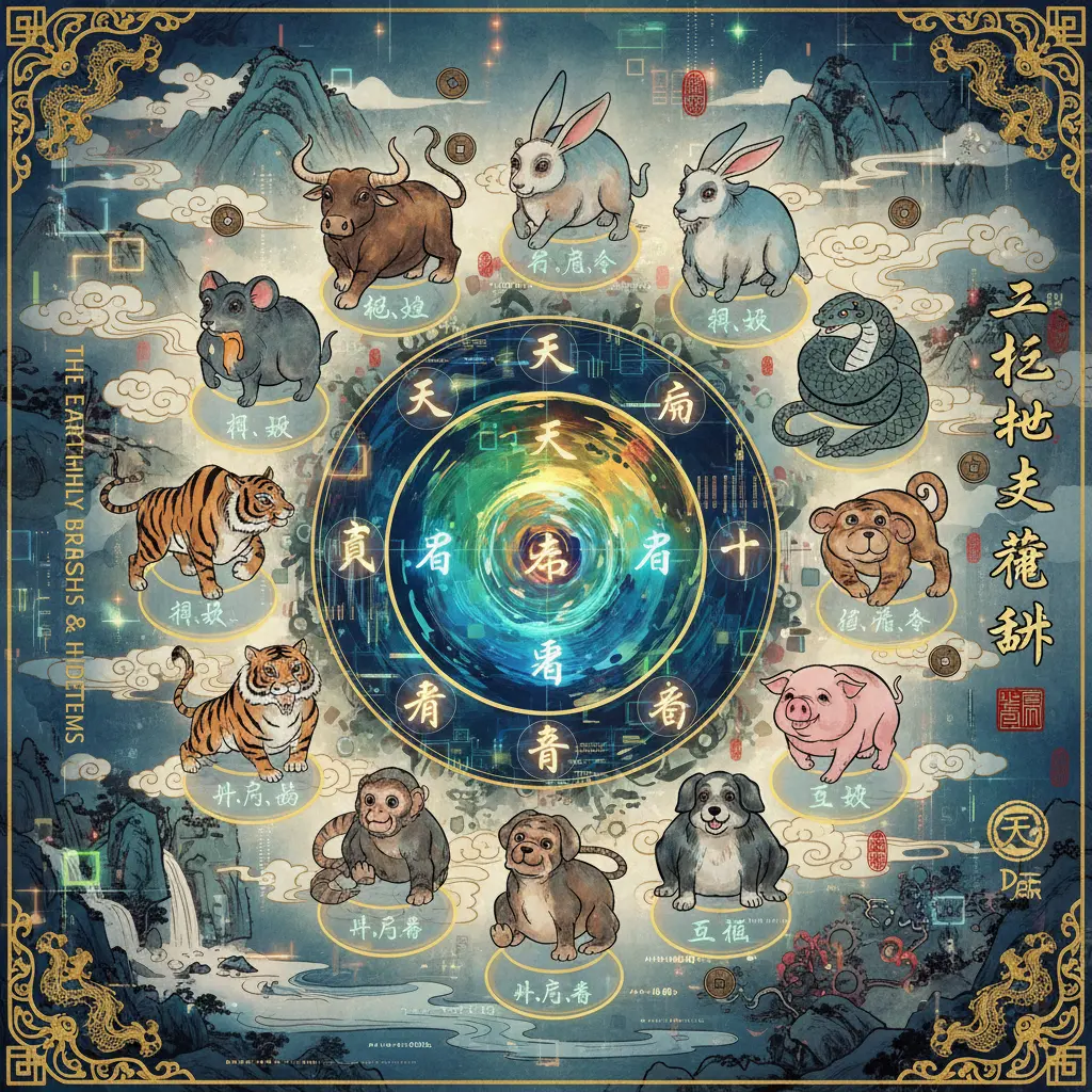 地支藏幹 - 十二地支