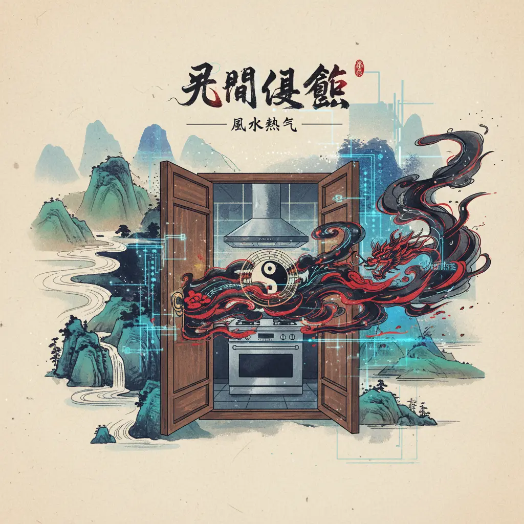 風水煞氣 - 開門見竈