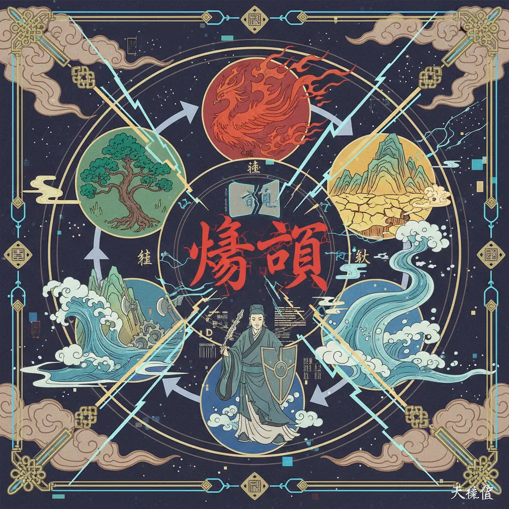 傷官格 - 五行生剋