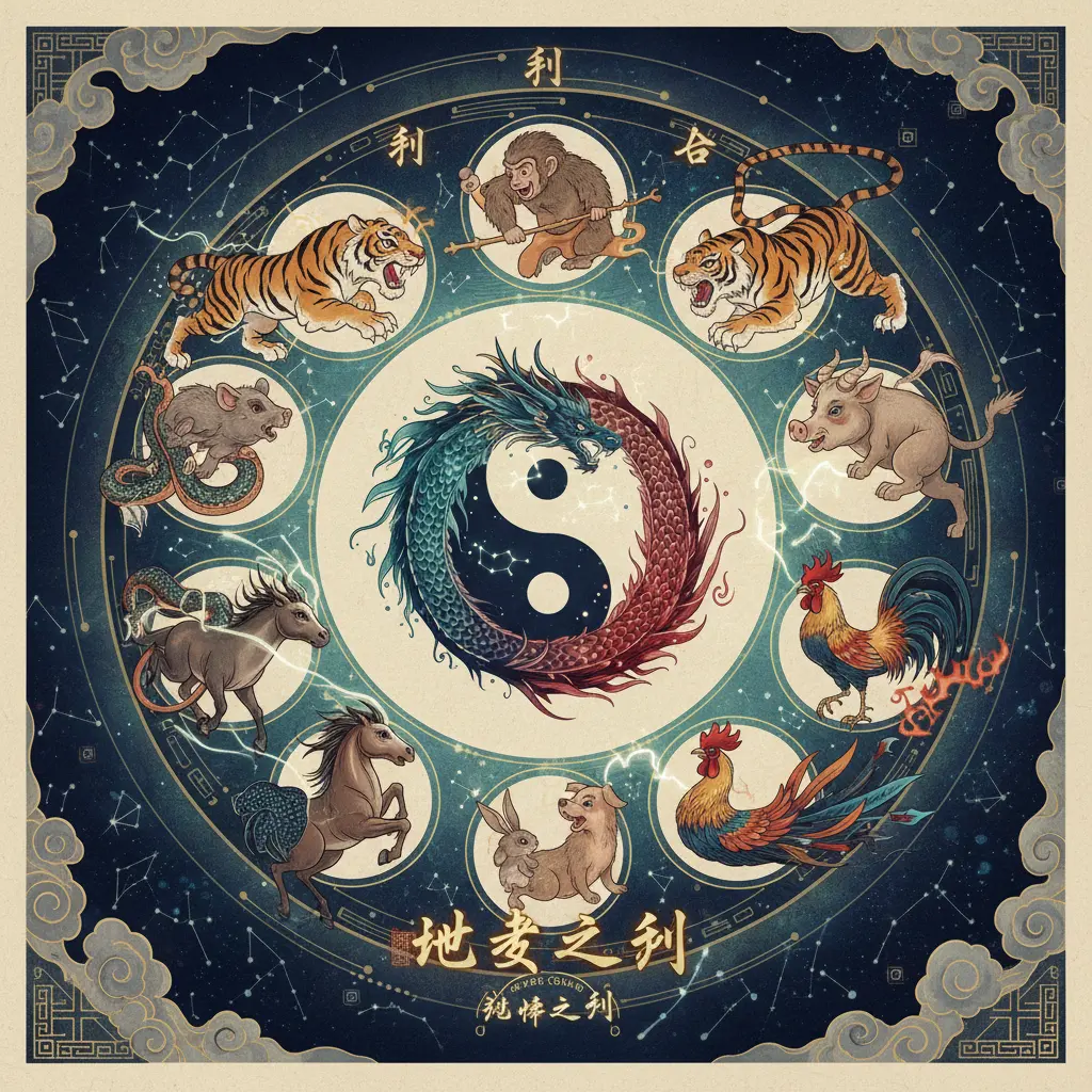 刑衝合害 - 地支之刑