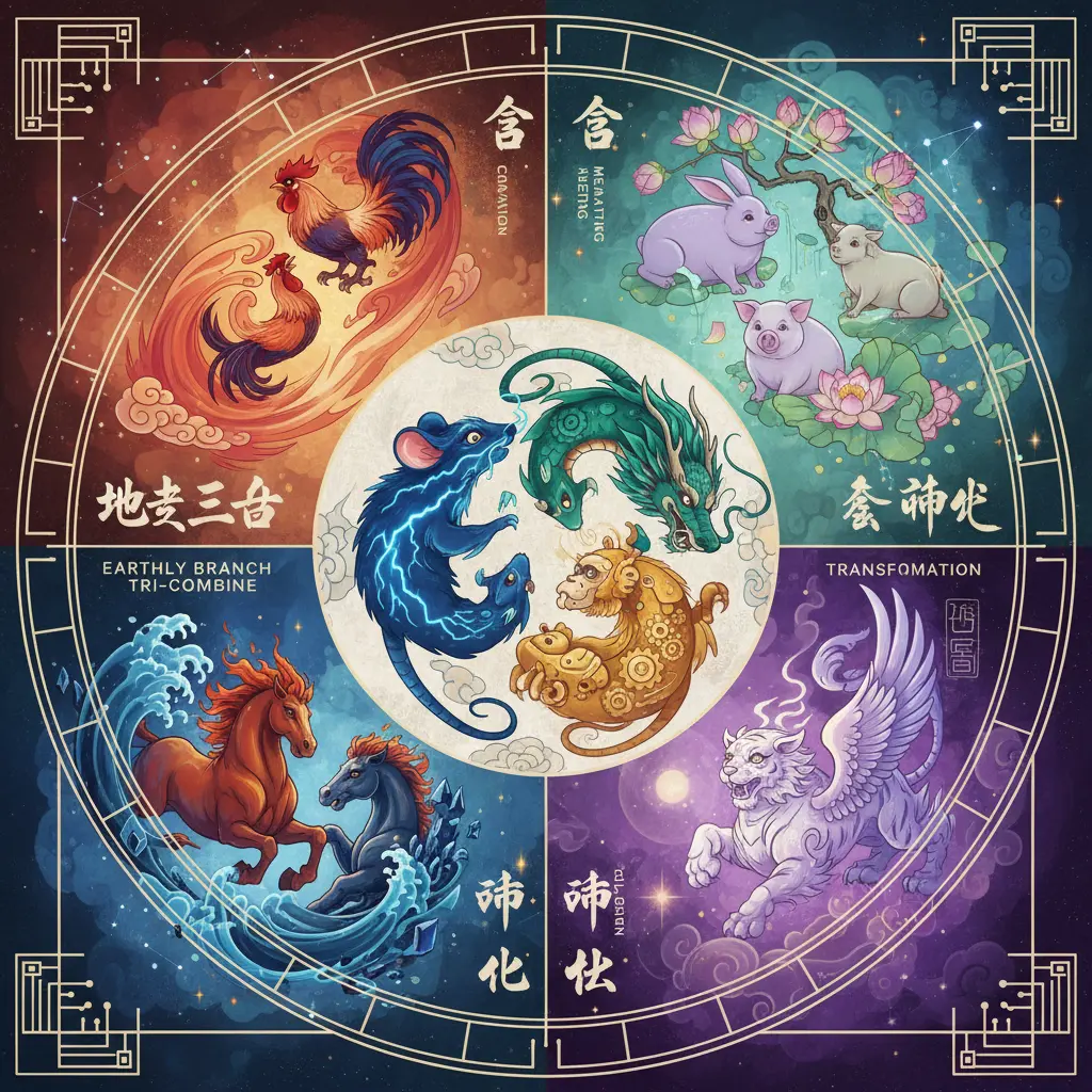 合會沖化 - 地支三合