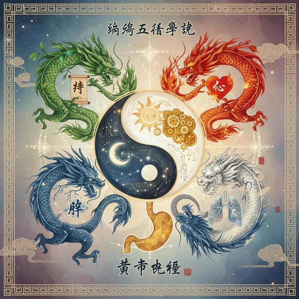 陰陽五行學說 - 黃帝內經