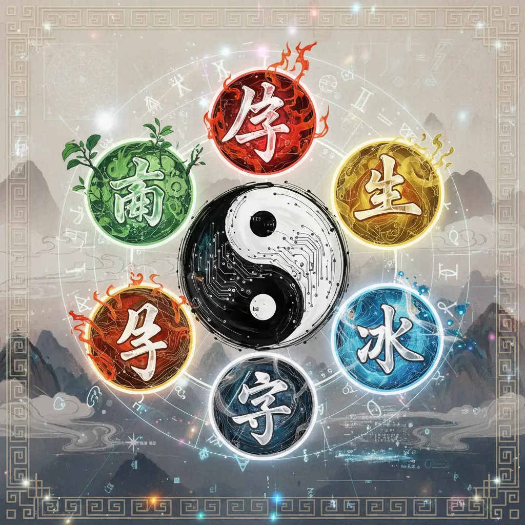 陰陽五行 - 八字