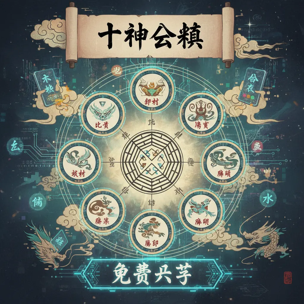 免費八字 - 十神分類