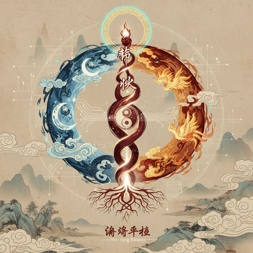 陰陽平衡 - 督脈