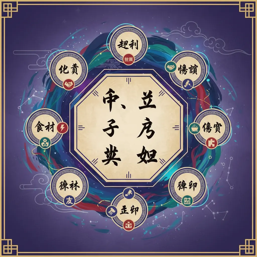 八字命盘 - 十神