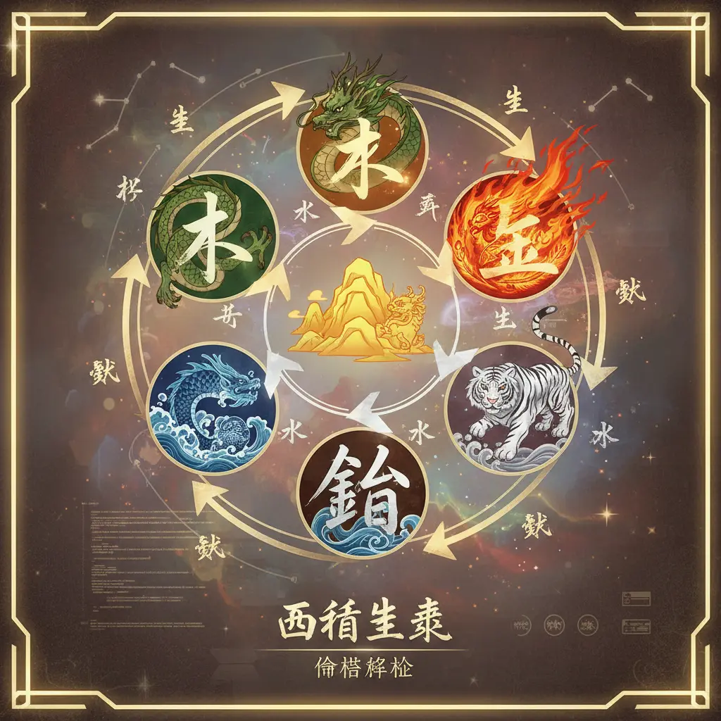 命格解析 - 五行生剋