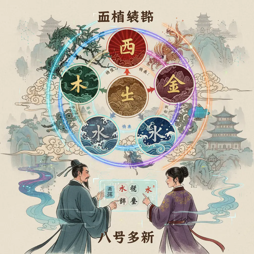 八字解析 - 五行結構