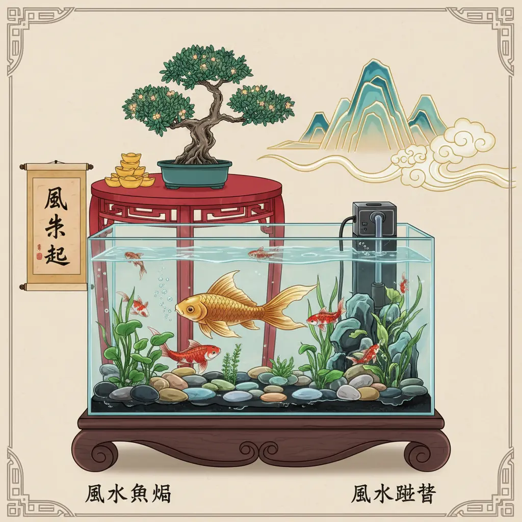 風水擺設 - 風水魚缸