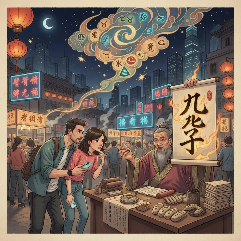 廟街算命 - 八字