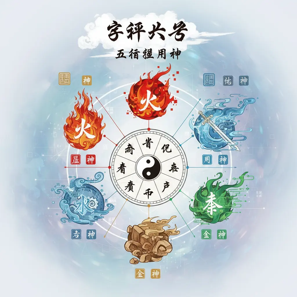 五行喜用神 - 子平八字