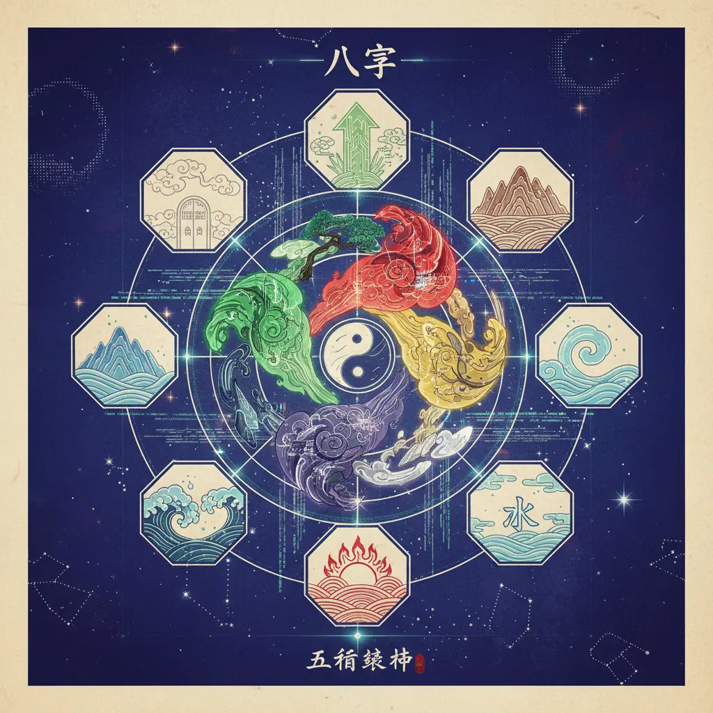八宇 - 五行結構