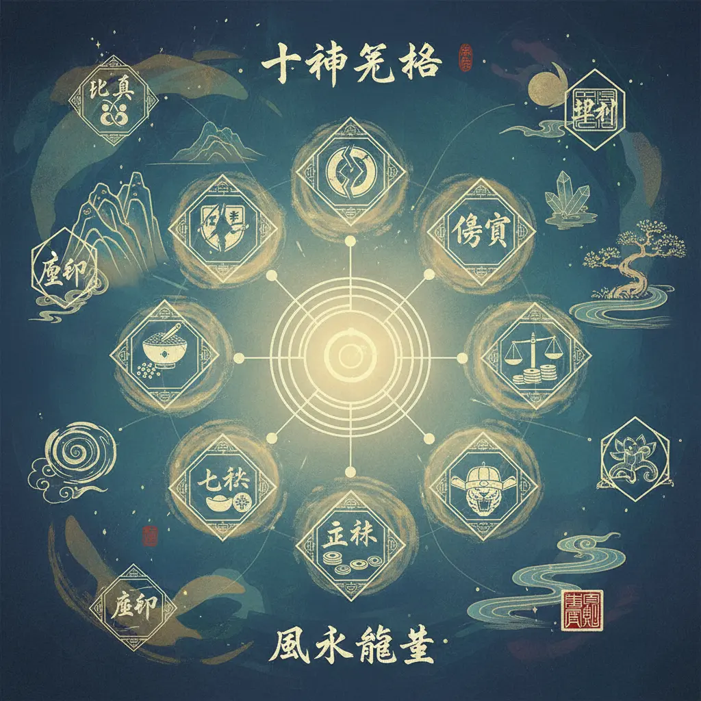 風水能量 - 十神格局