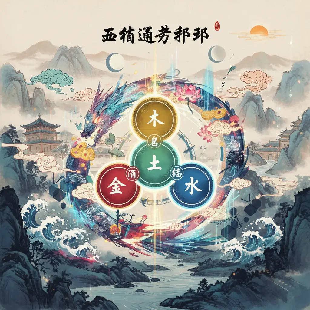 運勢起伏 - 五行